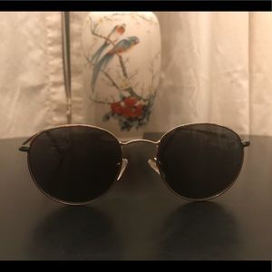 Cole Haan Wire Frame Round Sunglasses